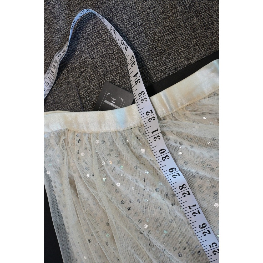 Etern Sequin Tulle Midi Skirt Women XS Like New - Picture 7 of 9